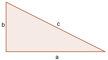 NIVÅ C C.1: Bruke Pytagoras setning til å beregne hypotenusen i en rettvinklet trekant.