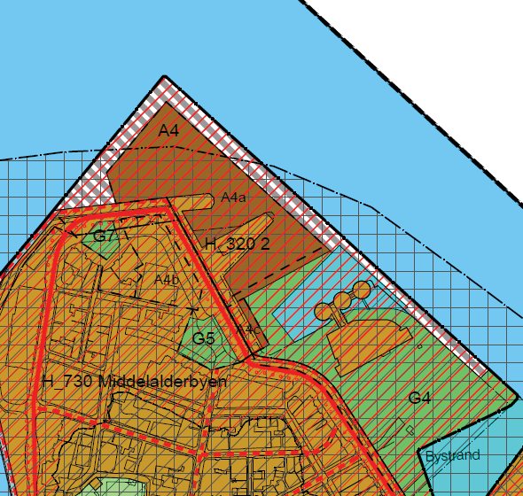 41 o o Plankartvisningen er endret slik at planområdet har fullstendig arealvisning med formål uten bruk av hensynssone som viderefører gjeldende regulering.