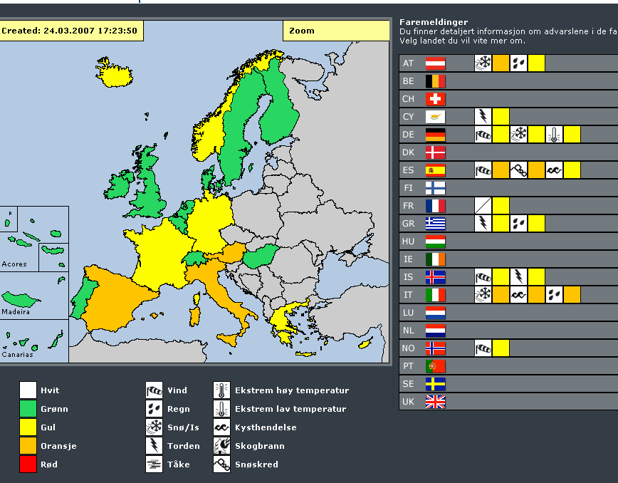 Ekstremværvarsler