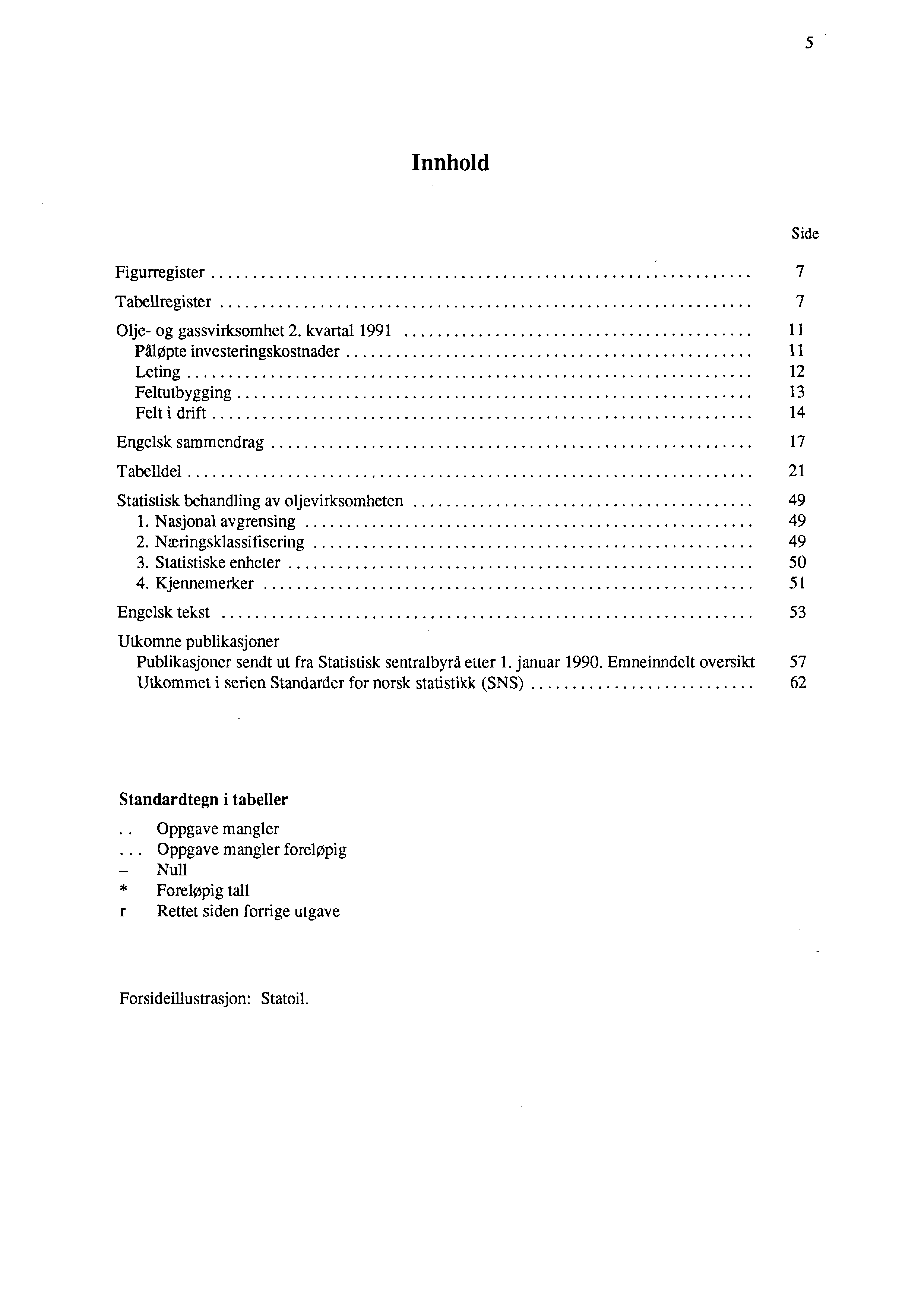 Innhold Figurregister 7 Tabellregister 7 Olje- og gassvirksomhet 2.