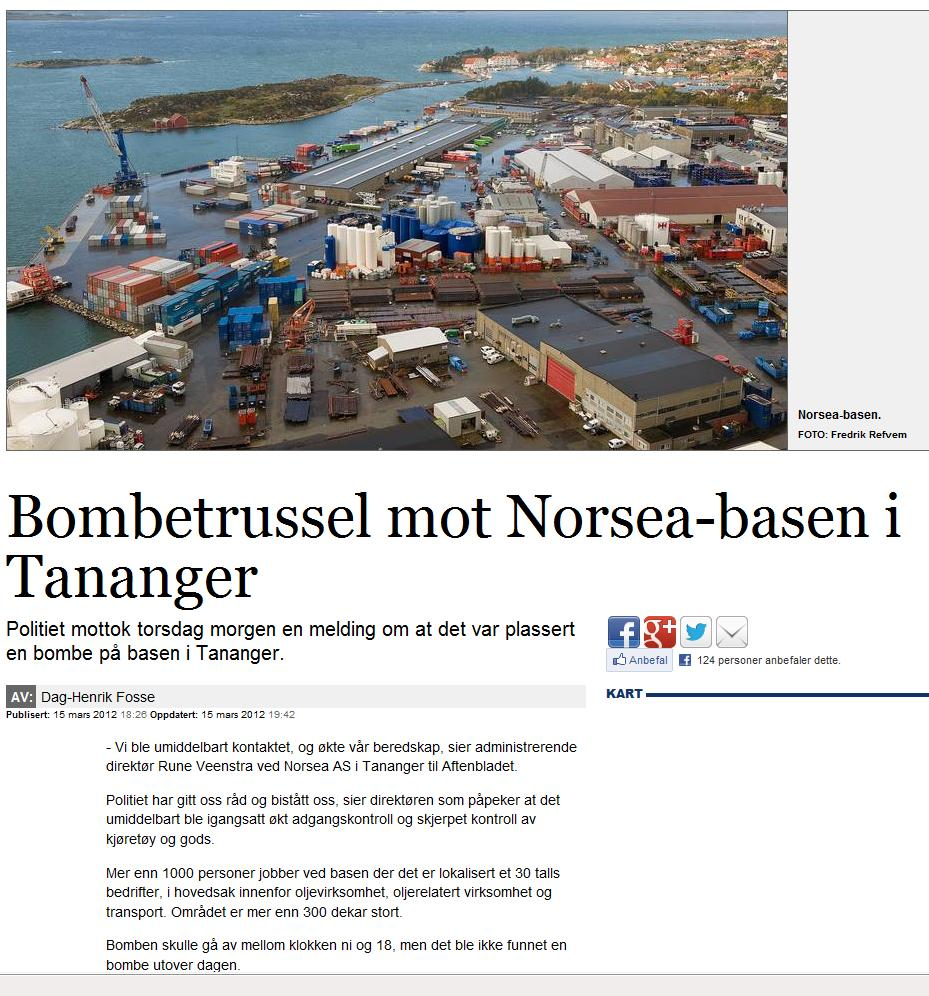 Hvorfor havnesikring i Norge? Trusselbildet stadig i endring 22.