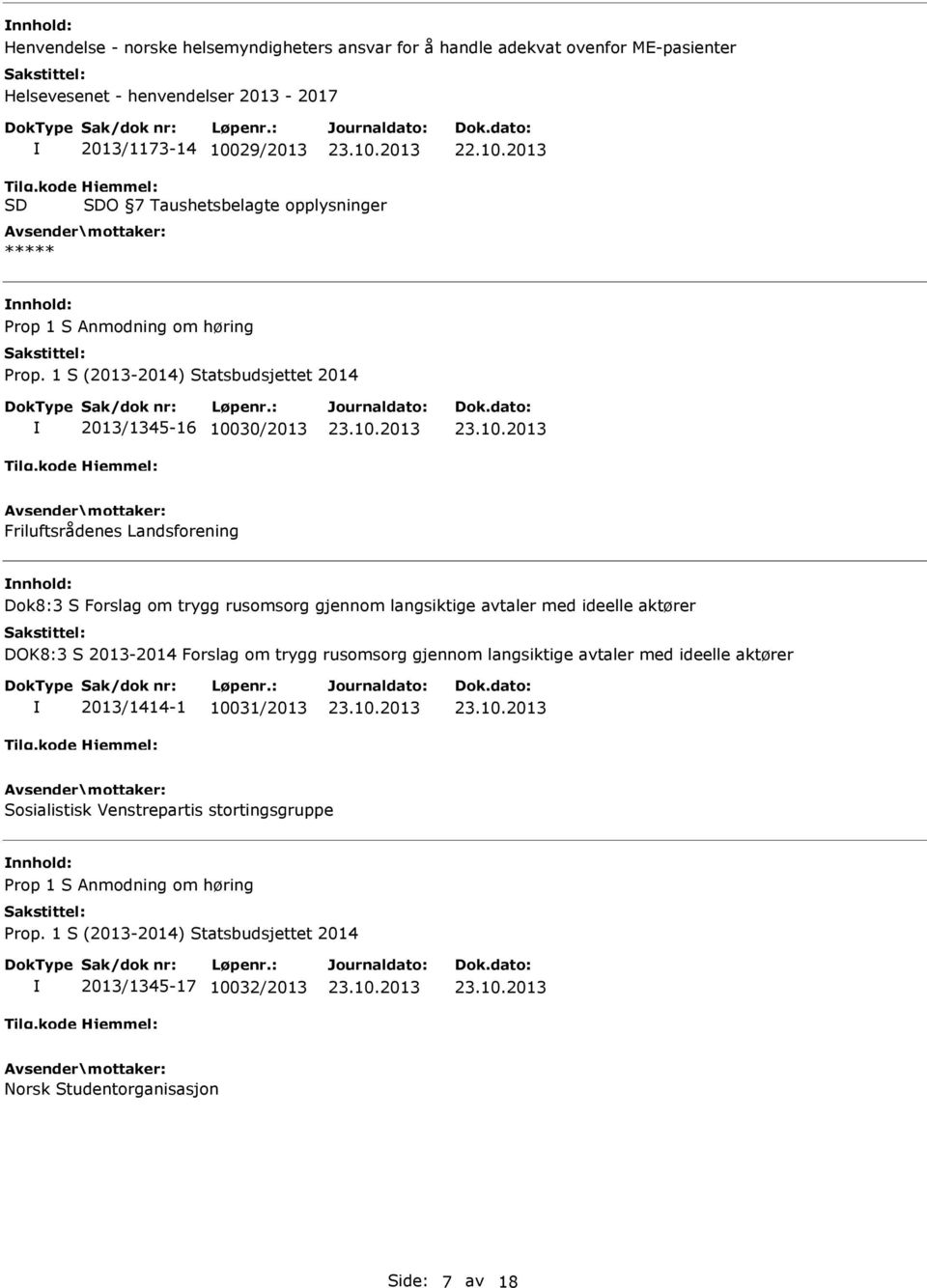 Forslag om trygg rusomsorg gjennom langsiktige avtaler med ideelle aktører DOK8:3 S 2013-2014 Forslag om trygg rusomsorg gjennom langsiktige