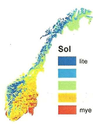 Landskapsdatabasen Solinnstråling