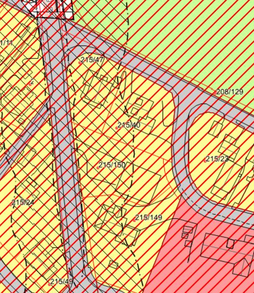 Gjeldende kommunedelplan Arealet som tilhører eiendommen GID 215/150 er i kommuneplanens arealdel (KPA 2013-2025) avsatt til boligbebyggelse konsentrert småhusbebyggelse (SOSI 1112). Iht.