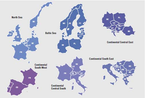 Entso-e regionale grupper for nettutvikling Baltic Sea group består av 9 TSOer: Fingrid, Svenska Kraftnät, Statnett, Energinet.