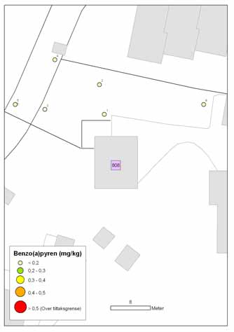 808 Emmahagen familiebarnehage, Hellerudveien 59C Analyseverdier for Emmahagen familiebarnehage (mg/kg) Prøve Arsen Bly Kadmium Kobber Krom Kvikksølv Nikkel Sink B(a)p PAH PCB 808_1 3,1 27,1 0,22