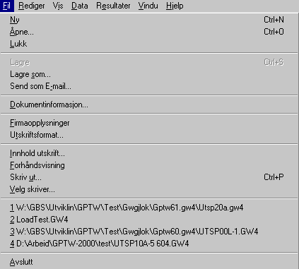 Side 12 G-PROG BETONG Gjennomlokking Angre, Gjenopprett Beregning Materialdata, Geometri, Armering, Krefter Hjelp indeks, Hjelp I tillegg finnes elve verktøytaster som er tilgjenglige når du kan