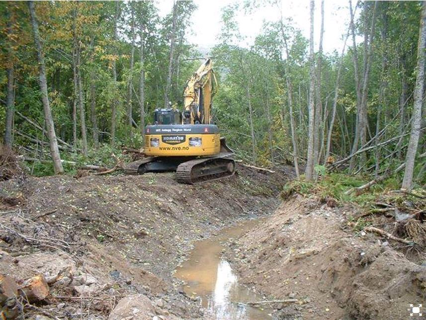 Miljøtiltak Avbøte virkningen av tidligere kanalisering eller forbygning Åpning av avstengte