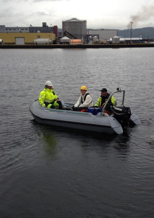 Figur 1. F/F Trygve Braarud til kai ved Drammen Havn.