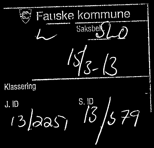 -----_._- ~ Faus!(8 kommune -UUe-' saksb~ L1 _ /1i-ß.. e FAUSKE KOMMUNE Kulturkontoret Postboks 93, 820 L Fauske Klassering -J. ID L s.