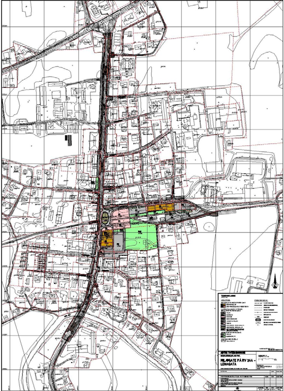 2 1. Analyseobjekt Fv 244 gjennom Lena i Østre Toten kommune lokalt kalt Lenagata skal opparbeides som miljøgate.