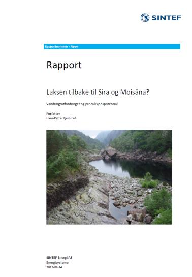 Forslag tiltak fagrapport Avbøtende tiltak knyttet til utvandring av blankål. Tiltak for å bedre forhold på eksisterende lakseførende strekning. Laksetrapp Langhøllen.