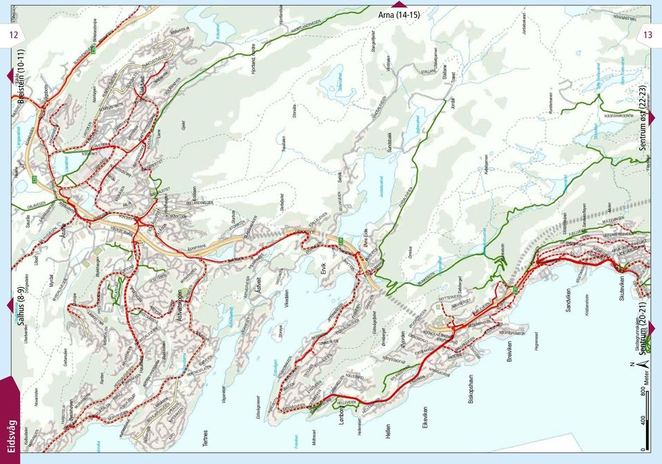 FLATEVAD KVERNEVIKSTEMMA KIRKEGATEN ÅSLIGRENDA LIAKROKEN MYRDALSVEGEN FLAKTVEITSVINGANE BEKKJARVIKVEIEN ÅSANE SENTER LIAVEGEN FOSSEKLEIVA ØYJORDSVEIEN SALHUSVEGEN HELLEVEIEN LIAMYRANE ULSETÅSEN