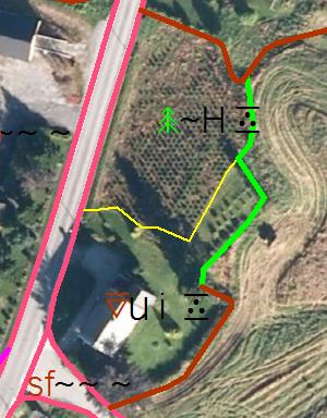 8.3. Data som ikke tegnes med AR5-tegneregler Grenser som mangler de obligatoriske egenskapene Synbarhet og Opphav, blir ikke tegnet med tegnereglene for AR5.