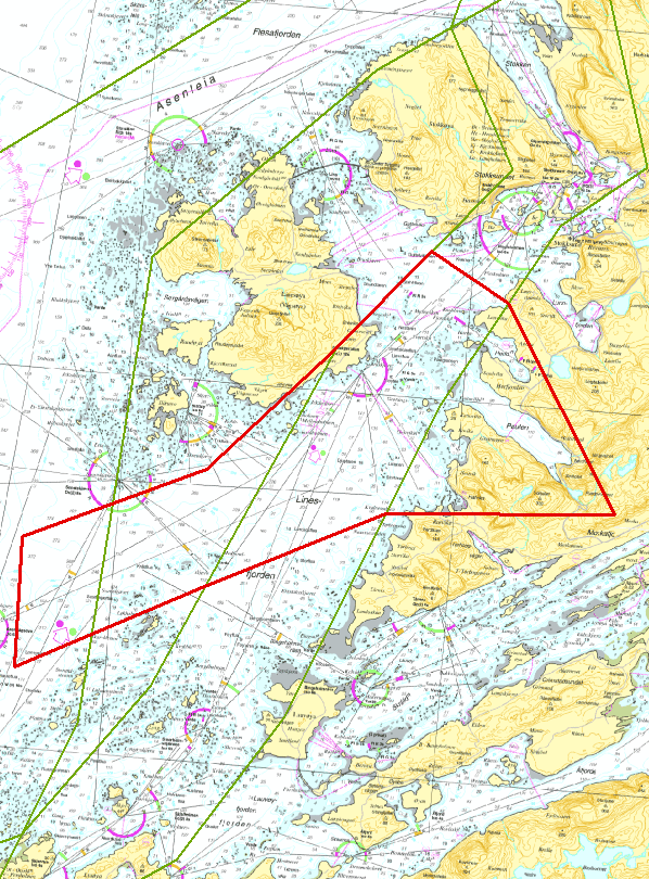 Linesleia Stokksundet (inn til havner som Herfjord)