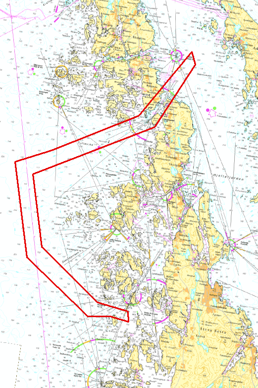 Sotra vestside, Eide, Kollsnes samt Rongesundet