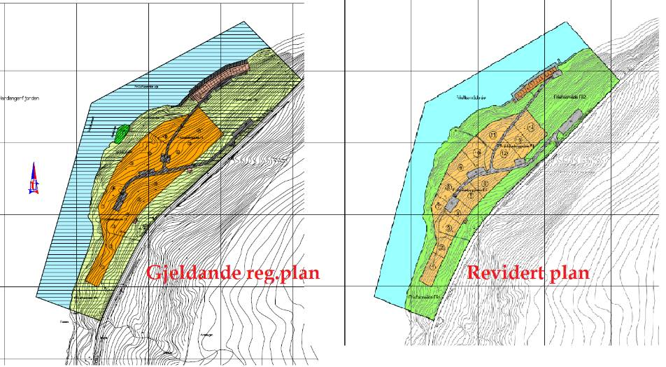 Side 5 Merknader i brevet frå Fylkesmannen frå den 27.01.16 går på: 1. framstilling av byggjegrense, som er alt for unøyaktig og på 2.