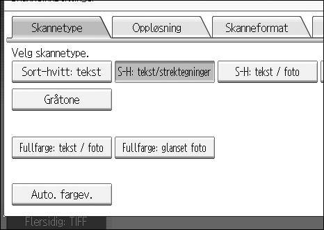 6. Ulike skanneinnstillinger I dette avsnittet finner du ut mer om ulike skanneinnstillinger.