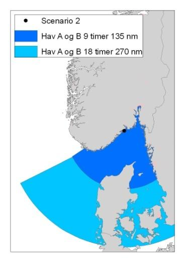 Innringning Hav A Hav B Kyst A Kyst b Fjord a Fjord b 7.2.2.1 Gap-analyse for sjøaksjonen Oversikt over resultatene fra gap-analysen av scenario 1 kan sees i Tabell 7.5.