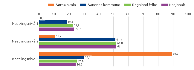 Fysisk læringsmiljø Bygget er bra, men garderober er lite gjennomtenkt arkitektonisk. Toalettene har varierende standard. Noe er dog knyttet til den enkelte elevs hygieniske atferd.