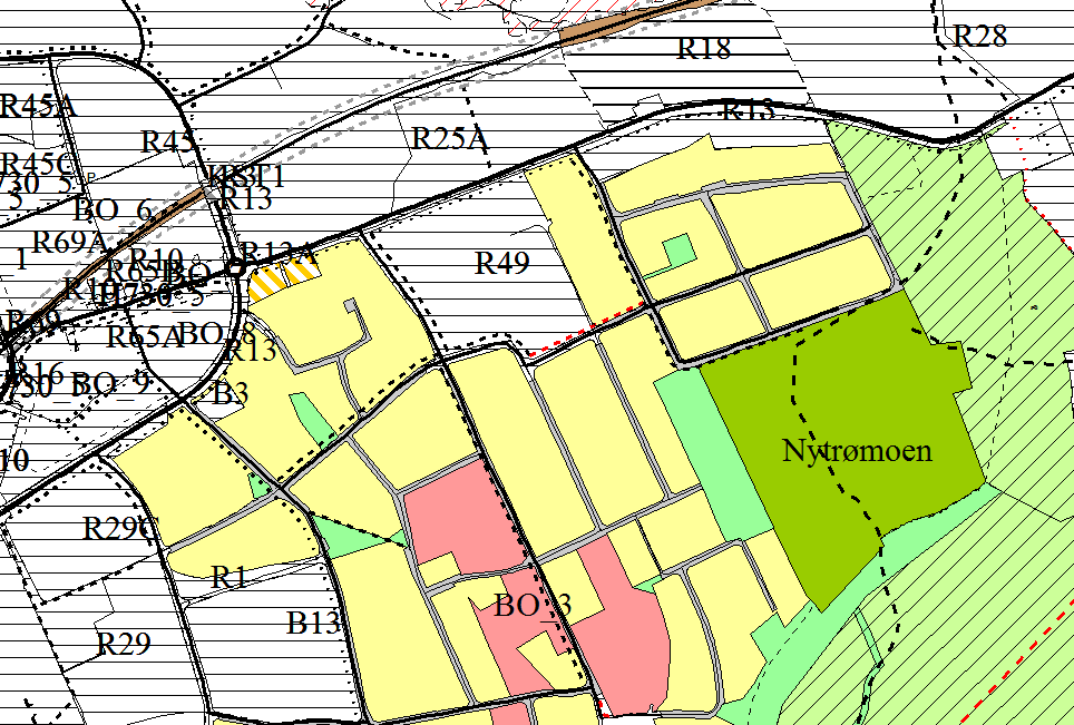 I kommunedelplan for Tynset tettsted 2015-2027, datert 08.10.