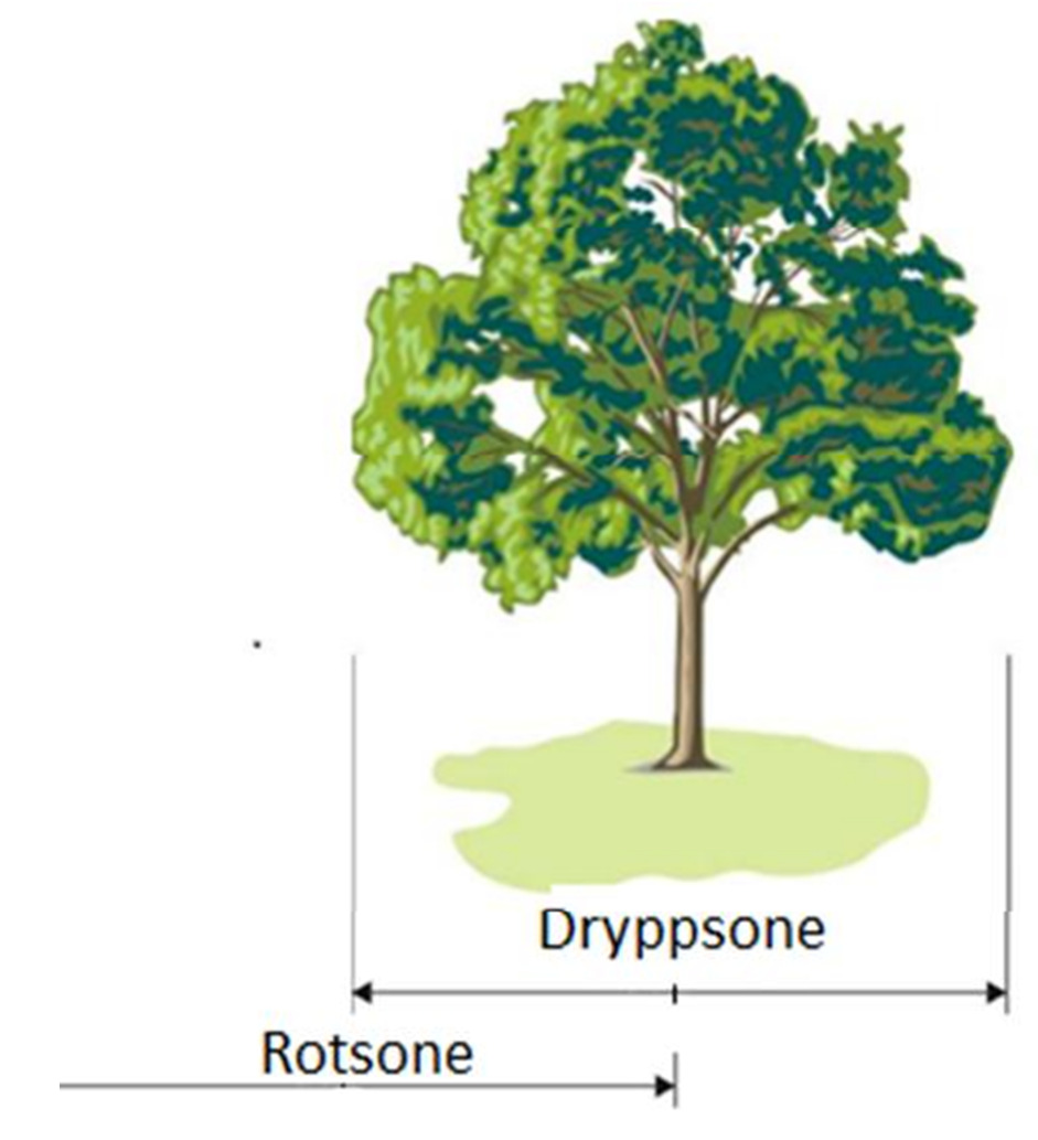 16 2.4.4 Trær og park- og grøntarealer Det er forbudt å felle trær eller fjerne beplantninger uten særskilt samtykke. Grøftetraséer skal søkes lagt utenfor rotsonen.