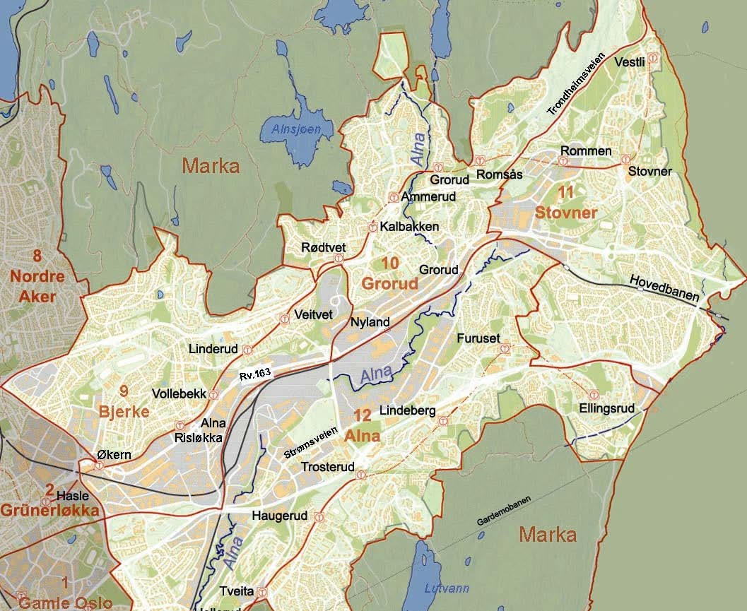 Groruddalen i Oslo: 137 000 innbyggere,