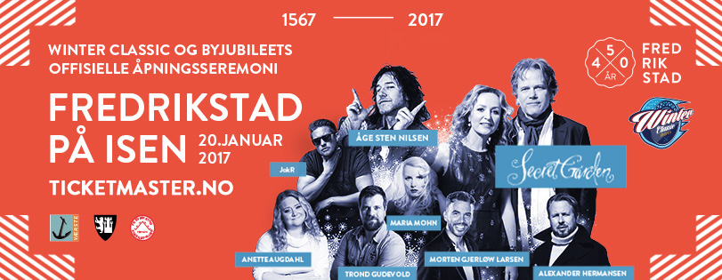 Fredrikstad på isen Et magisk show på islagt Fredrikstad stadion!