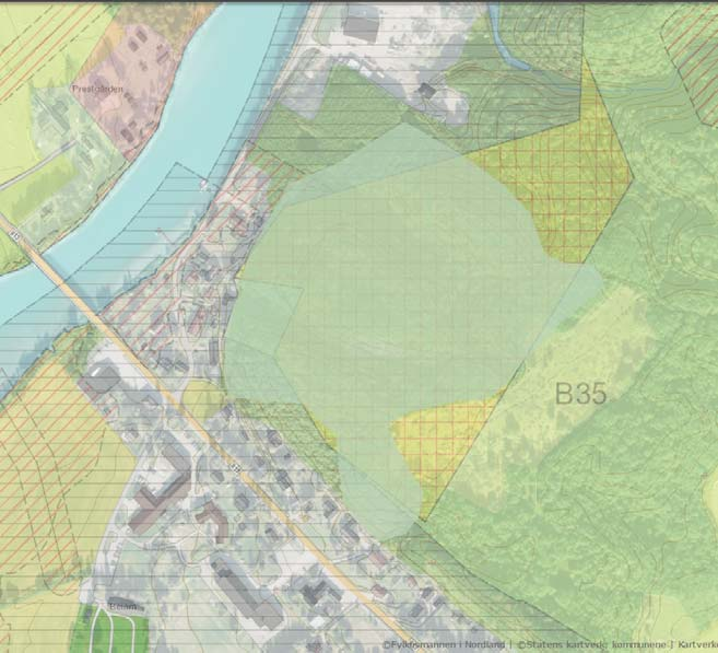 Kommuneplanens arealdel - Beiarn Innsigelse aktuelt til foreslått boligområde ved Moldjord fordi det i samfunnsdelen - er uttalt at det ikke er behov for nye boligtomter i kommunen.