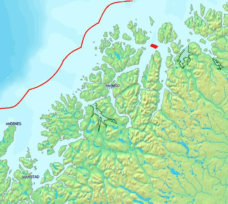 DN s 30 km grense fra lakseførende vassdrag - Troms " Nyetablering og andre endringer nærmere enn 30 km bør derfor vurderes nøye med mindre det kan godgjøres at disse
