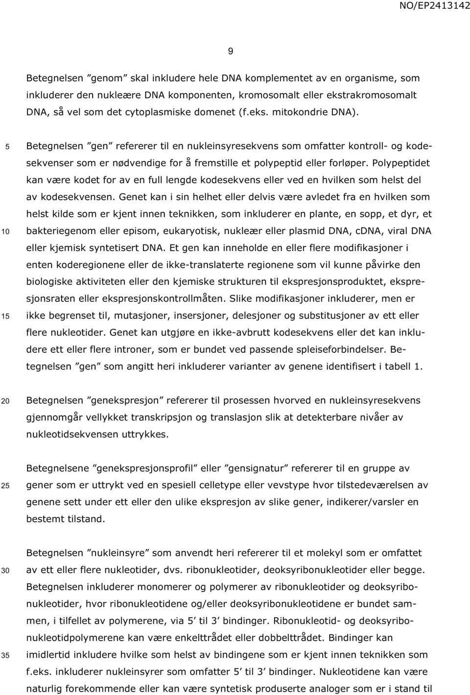 Polypeptidet kan være kodet for av en full lengde kodesekvens eller ved en hvilken som helst del av kodesekvensen.