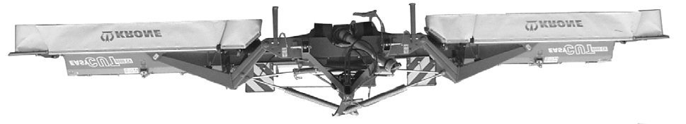 Pos: 11.18 /Überschriften/Überschriften 2/K-O/Lage der allgemeinen Hinweisaufkleber an der Maschine @ 0\mod_1195635067920_106.docx @ 1043 @ @ 1 Pos: 11.