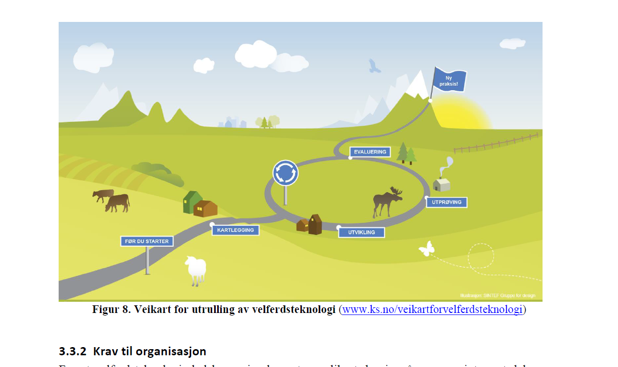 bare om teknologiske løsninger, men i langt større grad om hvordan teknologien innarbeides som verktøy i tjenestene. Det er dette som kalles tjenesteinnovasjon.