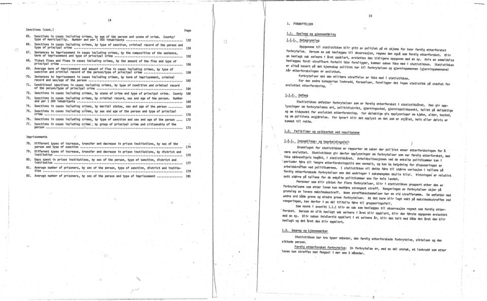 Sentences to imprisonment in cases including crimes, by the composition of the sentence, term of imprisonment and type of principal crime.