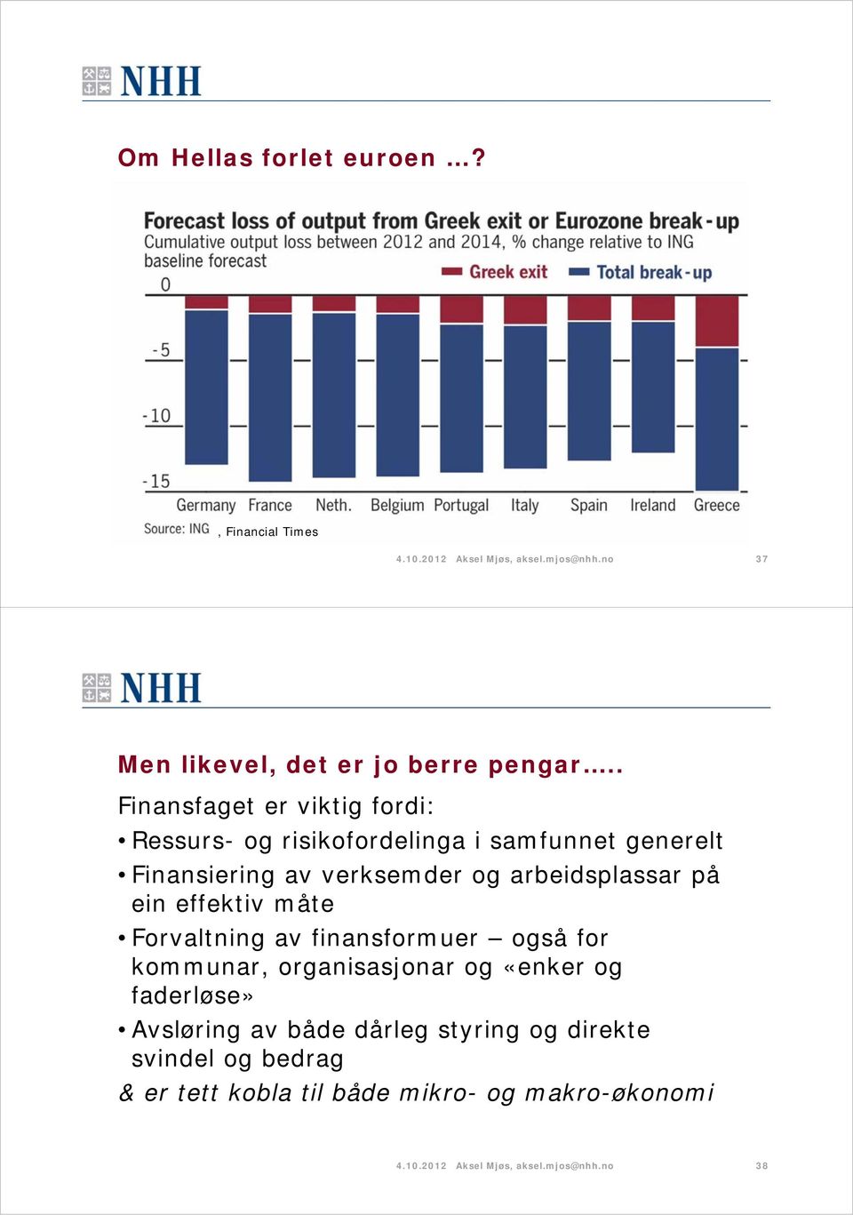 på ein effektiv måte Forvaltning av finansformuer også for kommunar, organisasjonar og «enker og faderløse» Avsløring av både