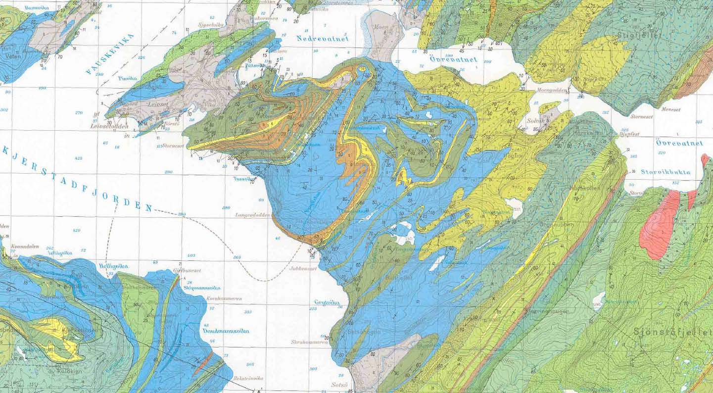 Fargerike geologiske