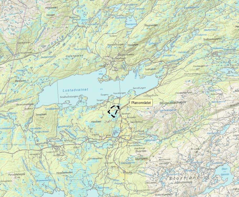 1. BAKGRUNN 1.1. Hensikten med planen Formålet med detaljplanen er å legge til rette for et nytt hyttefelt, Nordslettåsen, på eiendommen 156/4 i Steinkjer kommune.