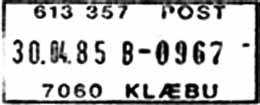 SNØEGGJA SNØEGGJA brevhus, i Klæbu herred, ble opprettet 01.01.1947. Posten til/fra stedet ble sendt med landpostbudrute nr. 6096 Klæbu - Rønningen. Brevhuset 7069 SNØEGGJA ble lagt ned fra 01.10.