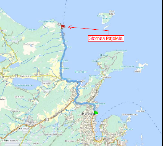 Fv 867 Stornes ferjeleie - stål (levering og montering av ferjekaibru, lev.