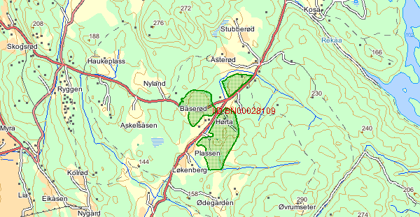5. Områdebeskrivelse Undersøkt område ligger øst for Gjerpensdalen i Skien kommune, Telemark fylke. Gjerpensdalen er ei jordbruksbygd med mye aktivt landbruk.