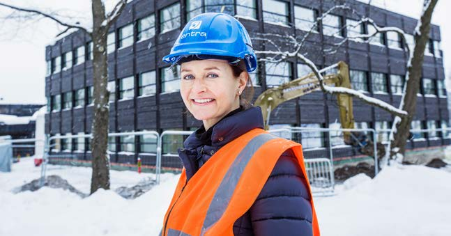 DEL 4 NY ENERGI- OG KLIMATEKNOLOGI FRAMTIDENS BYGG: Powerhouse Kjørbo er «verdens mest miljøvennlige kontorbygg», sier Kristin Haug Lund, direktør for prosjektutvikling og teknisk i Entra Eiendom.