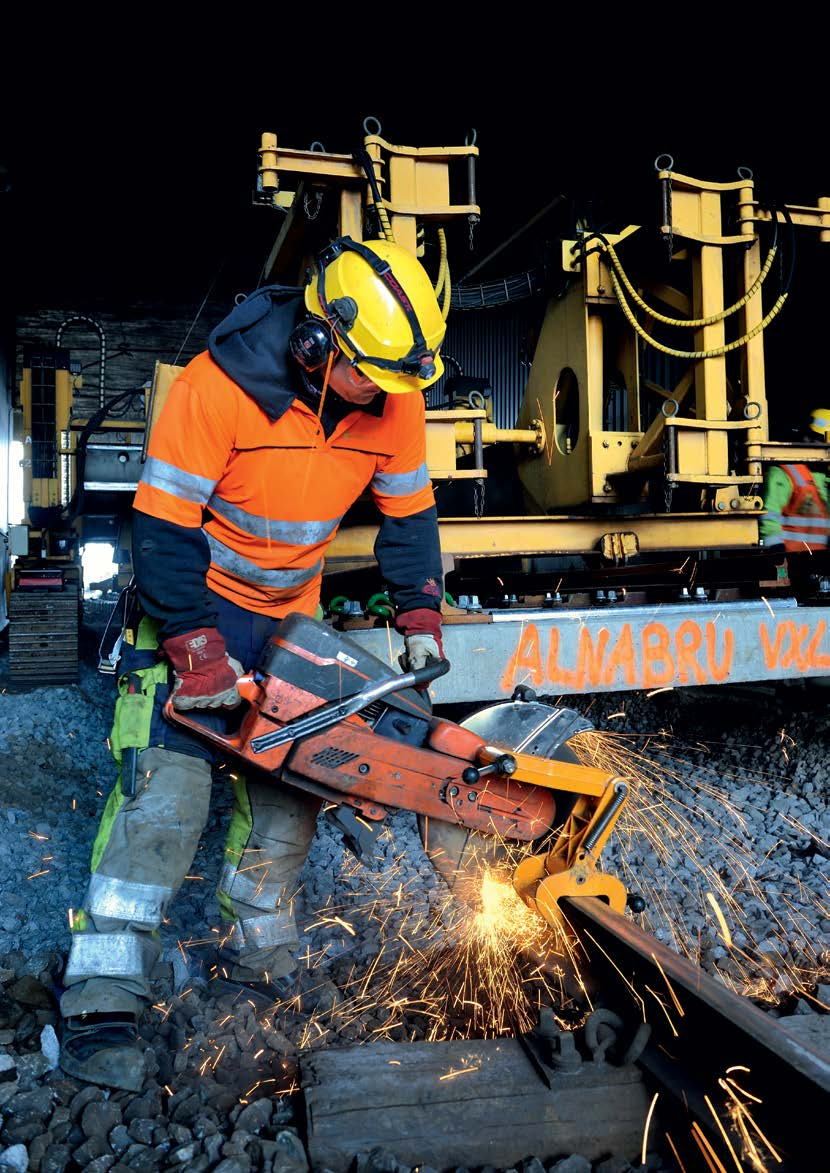 6. Ny Godsstrategi for jernbanen Foto: Øystein Grue/Jernbanemagasinet Oppgradering av Alnabru godsterminal.