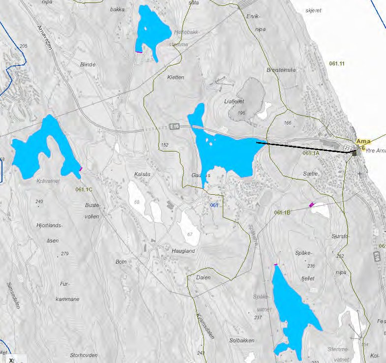 Vassdraget har truleg vore anadromt, men kraftutbygging og industriverksemd i over 100 år gjer at vassdraget ikkje er anadromt i dag (Walle pers. med.).