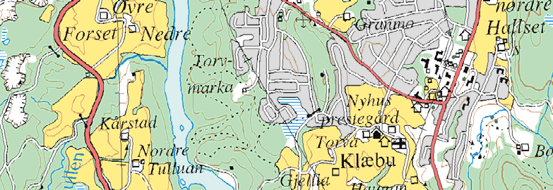 Produktspesifikasjon for ortofoto i Norge versjon 3 Side 10 av 34 Sanne ortofoto ( true orthophoto ) I ortofotoproduksjon i dag brukes normalt en litt modifisert terrengmodell, DTM, som referer seg