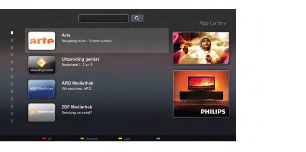 1 Omvisning 1.1 Smart TV Koble Philips Smart LED TV til Internett, og oppdag en ny TVverden. Du kan koble deg opp med kabel via ruteren eller trådløst med Wi-Fi.