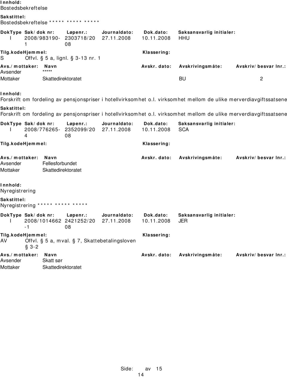 l. virksomhet mellom de ulike merverdiavgiftssatsene I 2008/776265-2352099/20 27.11.