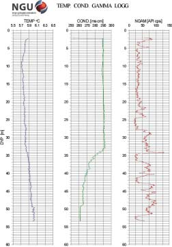 sterkere stråling da de inneholder mye kalifeltspat og i enkelte tilfeller forhøyet innhold av uran og thorium. Alunskifer har høy stråling på grunn av forhøyet uraninnhold.