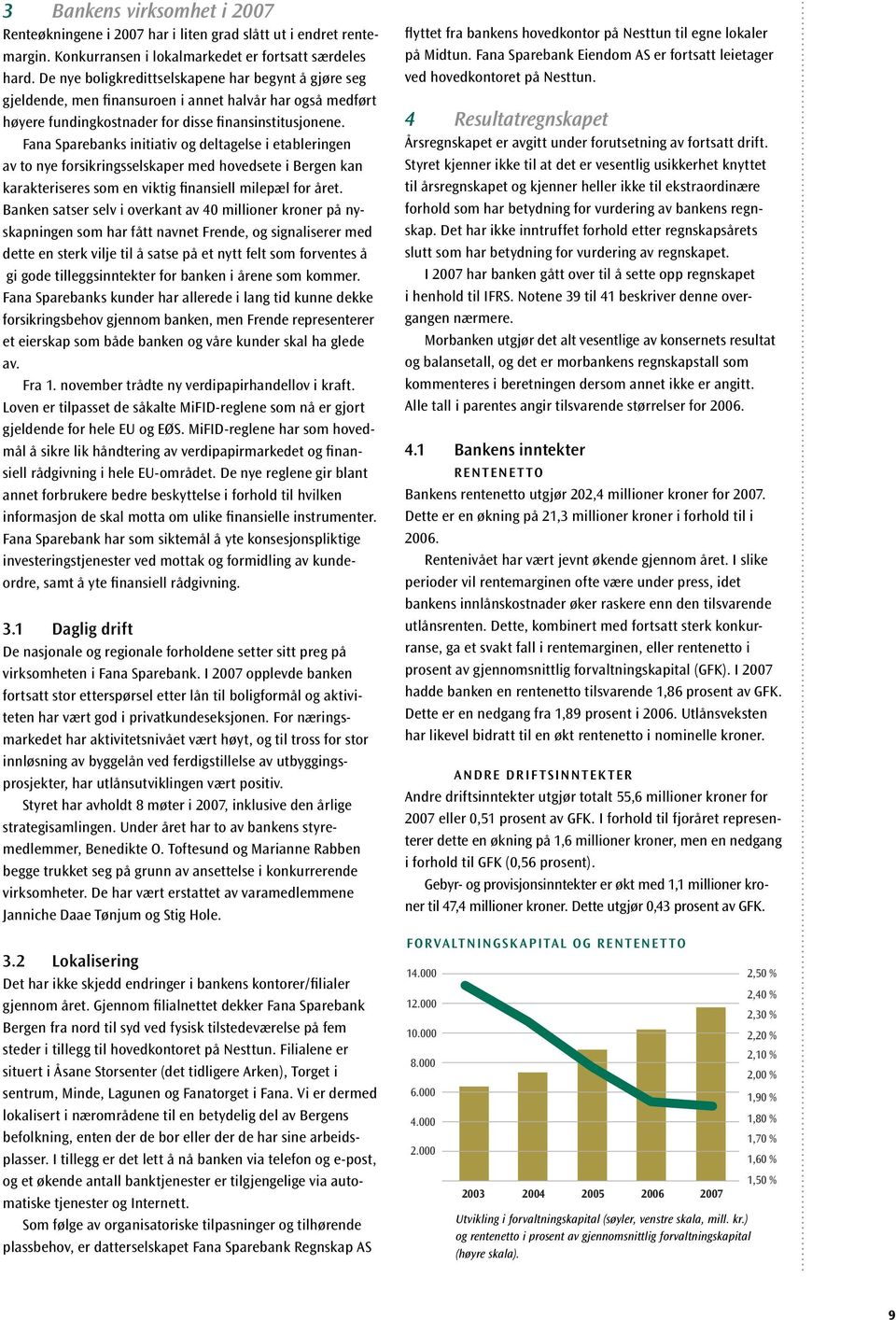 Fana Sparebanks initiativ og deltagelse i etableringen av to nye forsikringsselskaper med hovedsete i Bergen kan karakteriseres som en viktig finansiell milepæl for året.