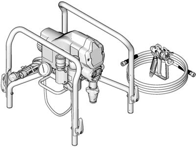 Reparasjon 190ES/210ES/210ES Plus Elektrisk airless (høytrykk) sprøyte 312818D NO - Bærbar sprøyte til malingsprodukter brukt på bygninger. Kun til profesjonelt bruk.