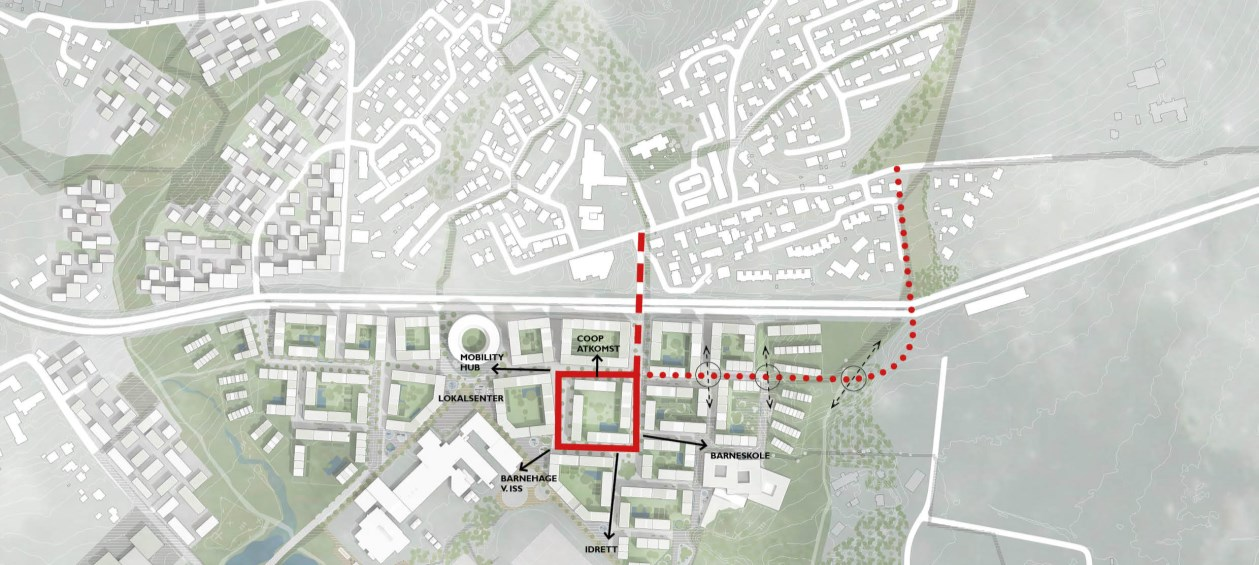 Forhold til planforslag 2424 Madla-Revheim 10-minuttersbyen er en nærhetsstrategi som skal bidra til å tilrettelegge for en levende bydel, et attraktivt bomiljø og høy livskvalitet.